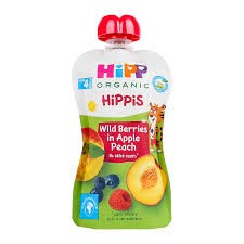 HIPP HIPPIS Пюре яблуко/персик/чорниця/малина 100г